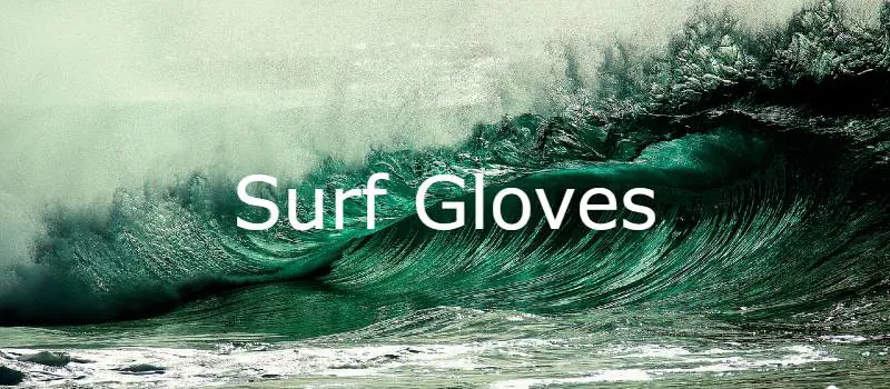 Wetsuit Gloves UK Text on Wave Background